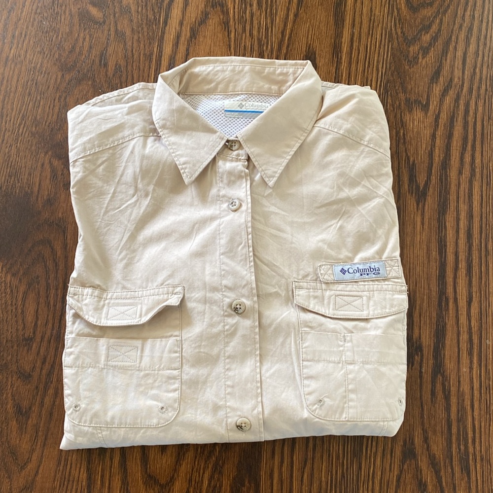 Columbia PFG Long Sleeve Shirt | Size Large